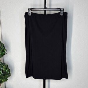 BCBG Paris Classic Black Pencil Skirt